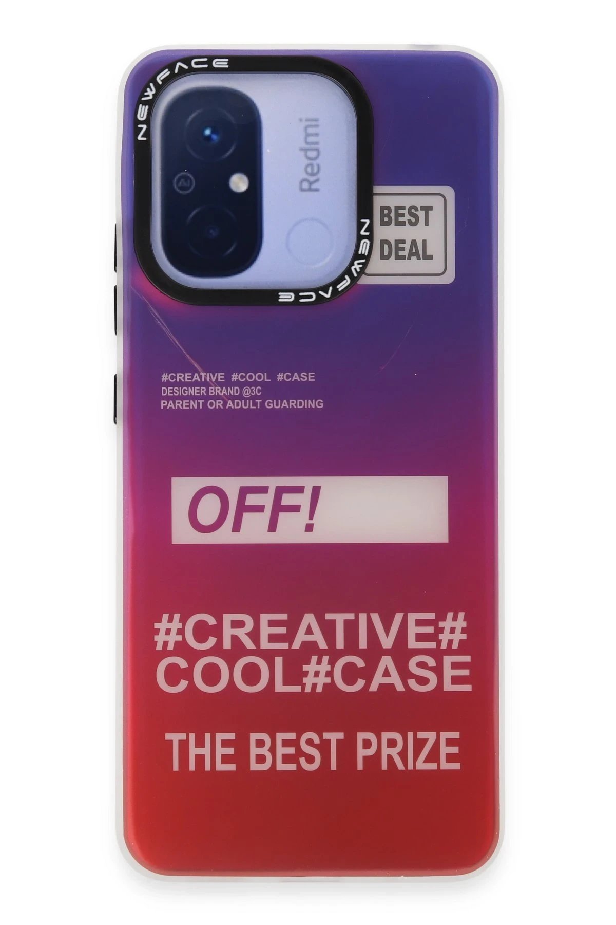 Newface Xiaomi Redmi 12C Kılıf Estoril Desenli Kapak - Estoril - 9