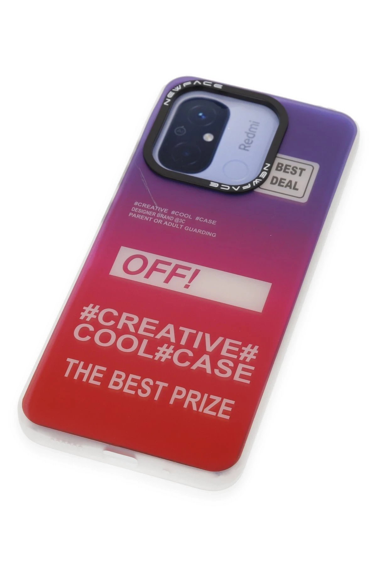 Newface Xiaomi Redmi 12C Kılıf Estoril Desenli Kapak - Estoril - 9