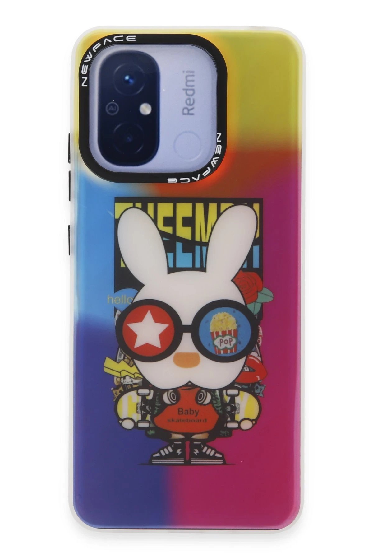 Newface Xiaomi Redmi 12C Kılıf Estoril Desenli Kapak - Estoril - 10