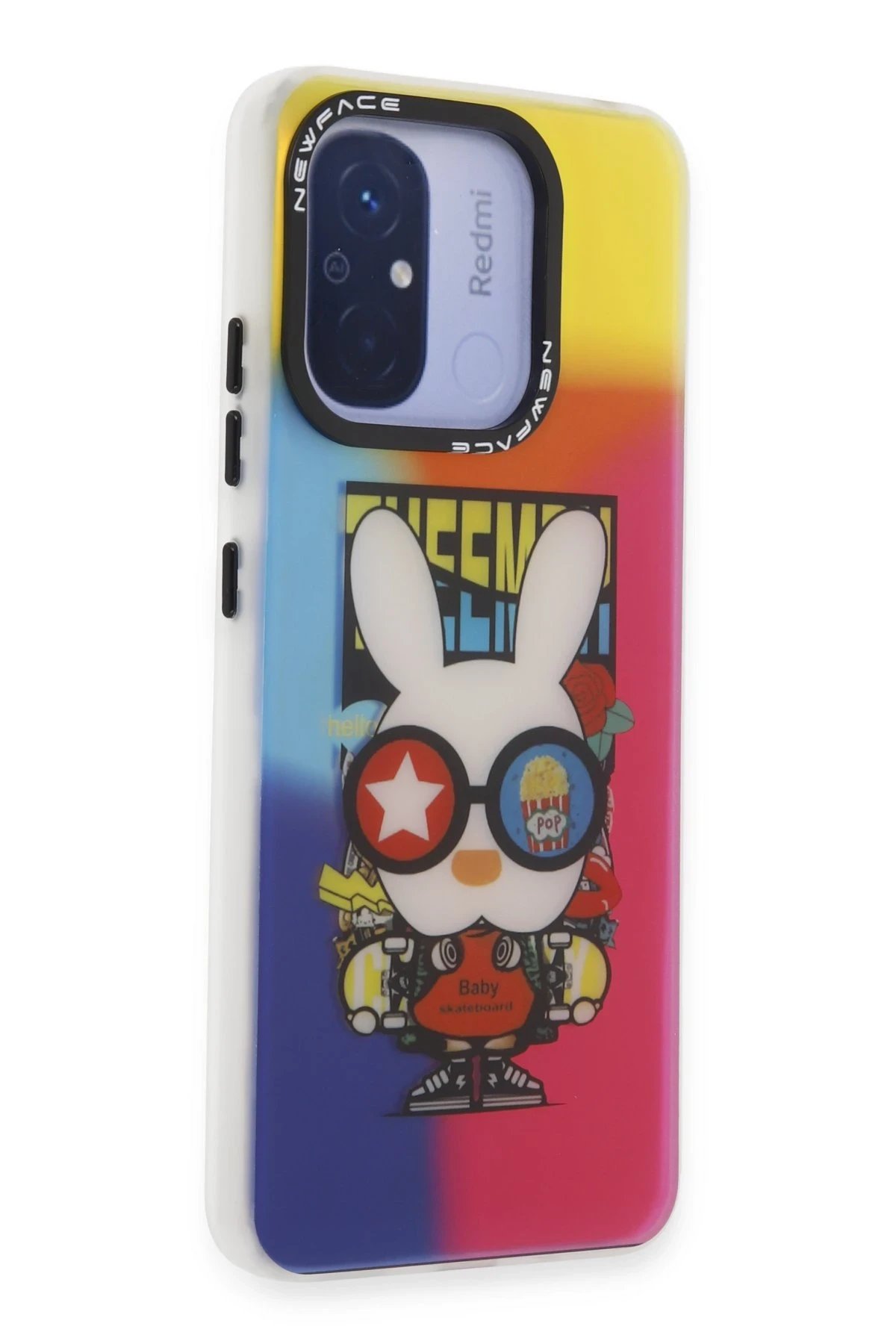 Newface Xiaomi Redmi 12C Kılıf Estoril Desenli Kapak - Estoril - 10