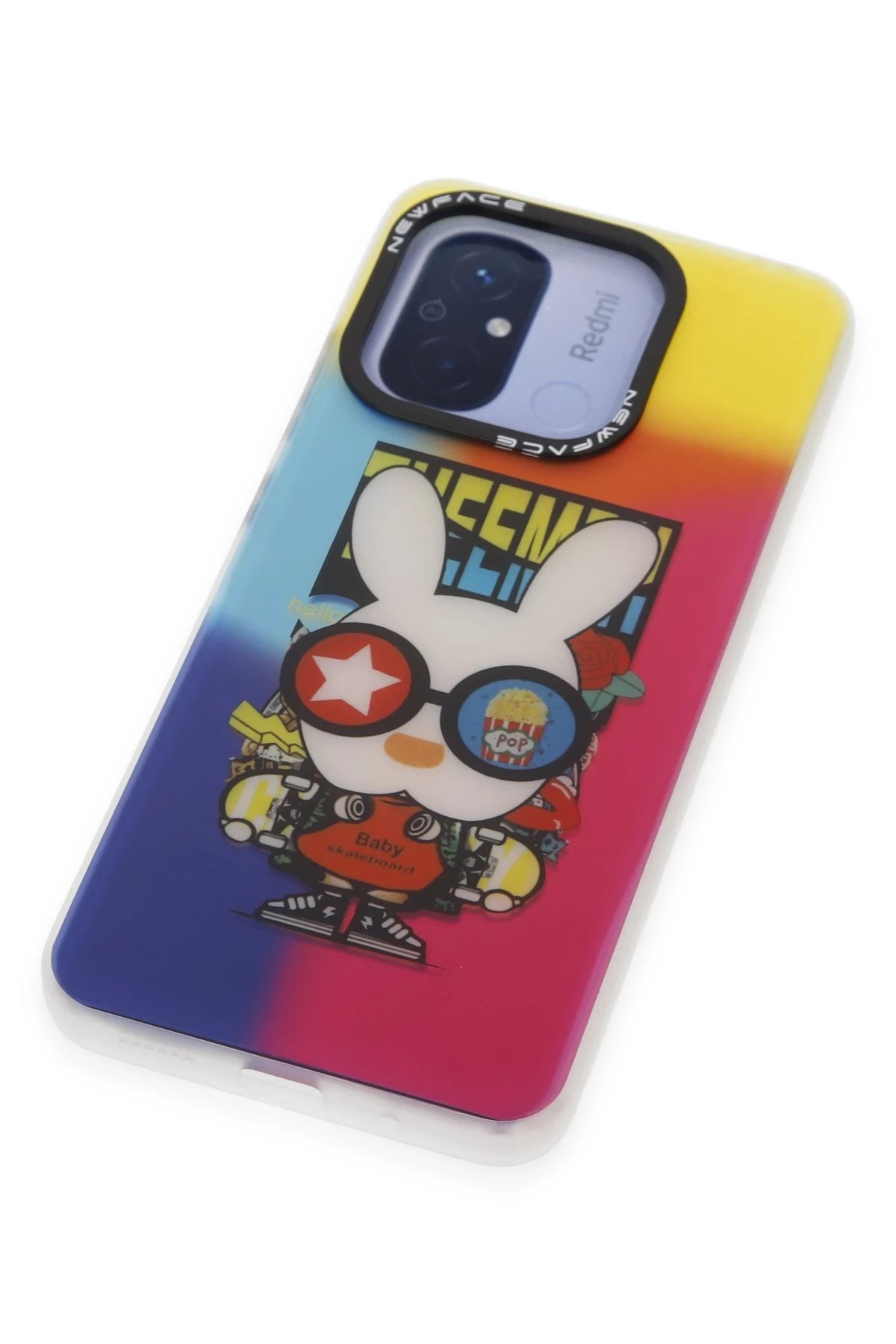 Newface Xiaomi Redmi 12C Kılıf Estoril Desenli Kapak - Estoril - 10