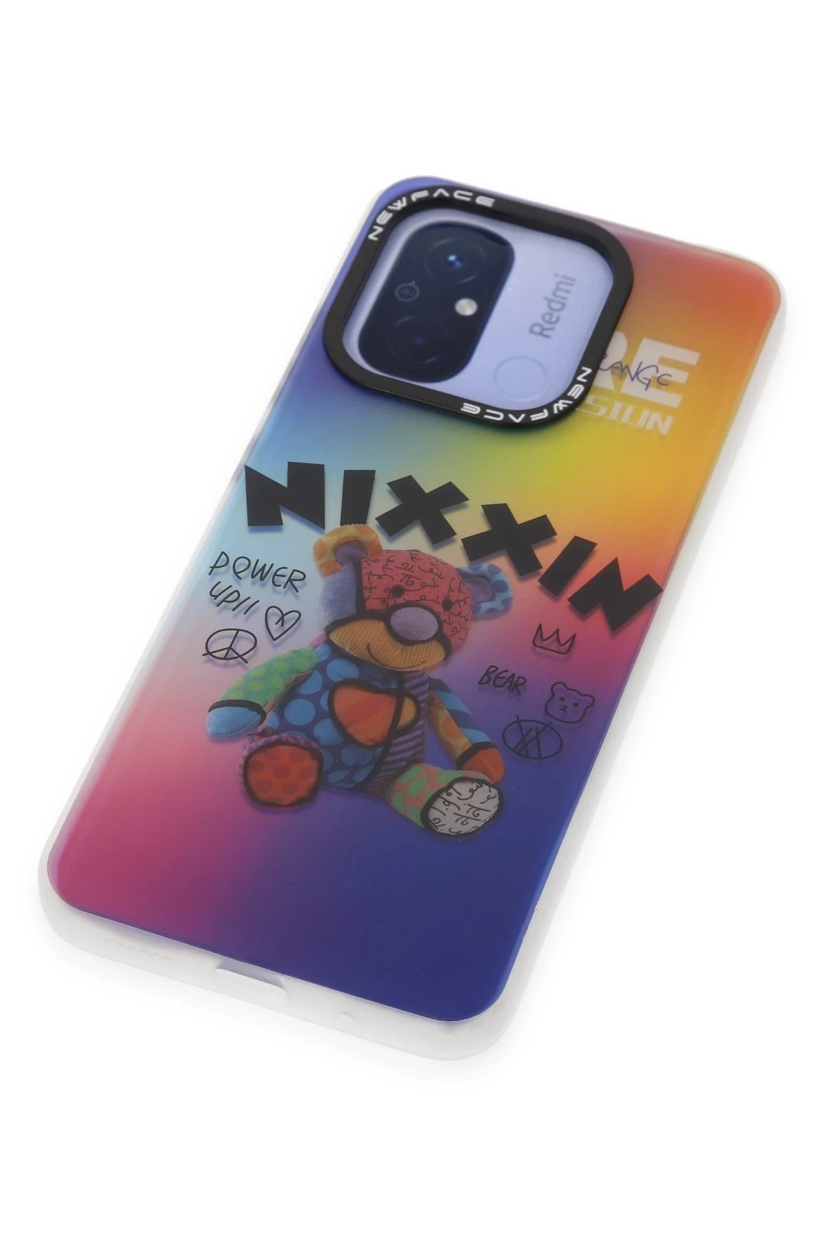 Newface Xiaomi Redmi 12C Kılıf Estoril Desenli Kapak - Estoril - 11