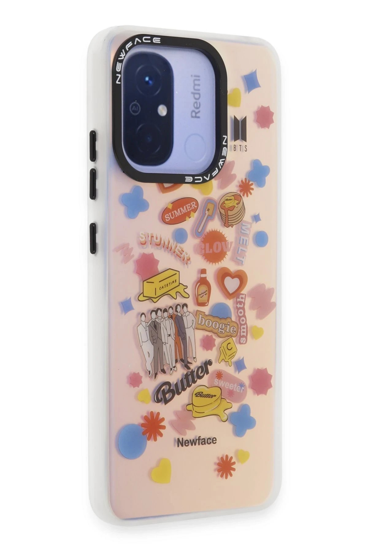 Newface Xiaomi Redmi 12C Kılıf Estoril Desenli Kapak - Estoril - 16