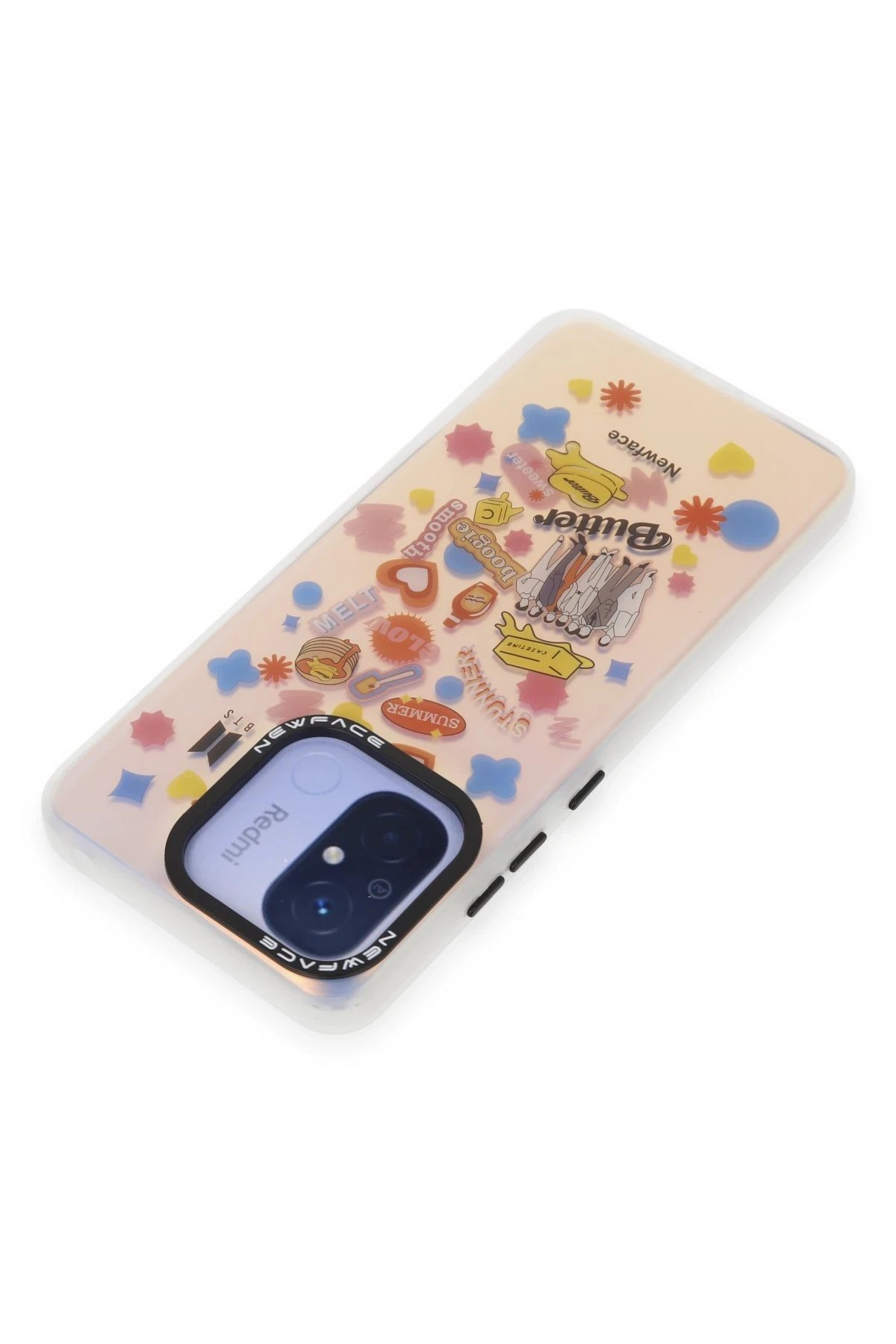 Newface Xiaomi Redmi 12C Kılıf Estoril Desenli Kapak - Estoril - 16