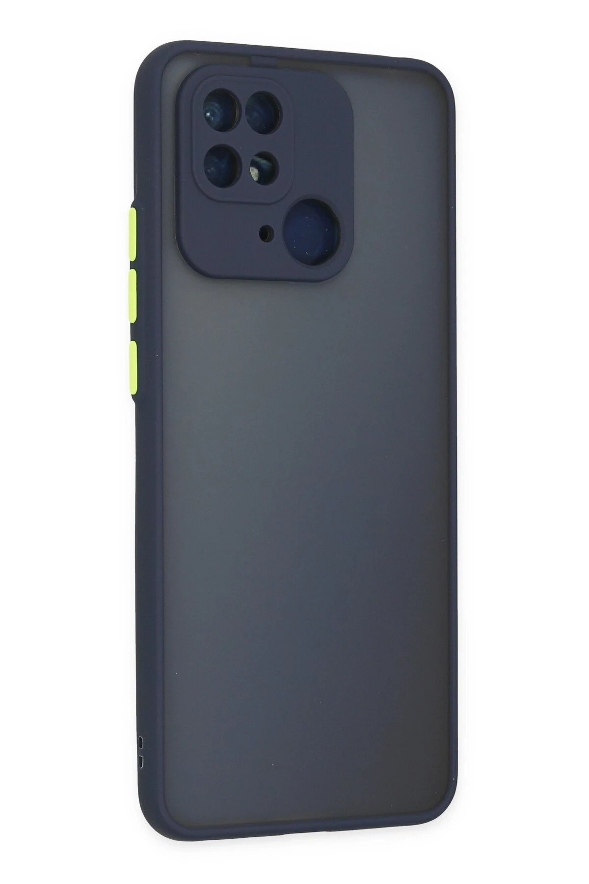 Newface Xiaomi Redmi 10C Kılıf Montreal Silikon Kapak - Lacivert