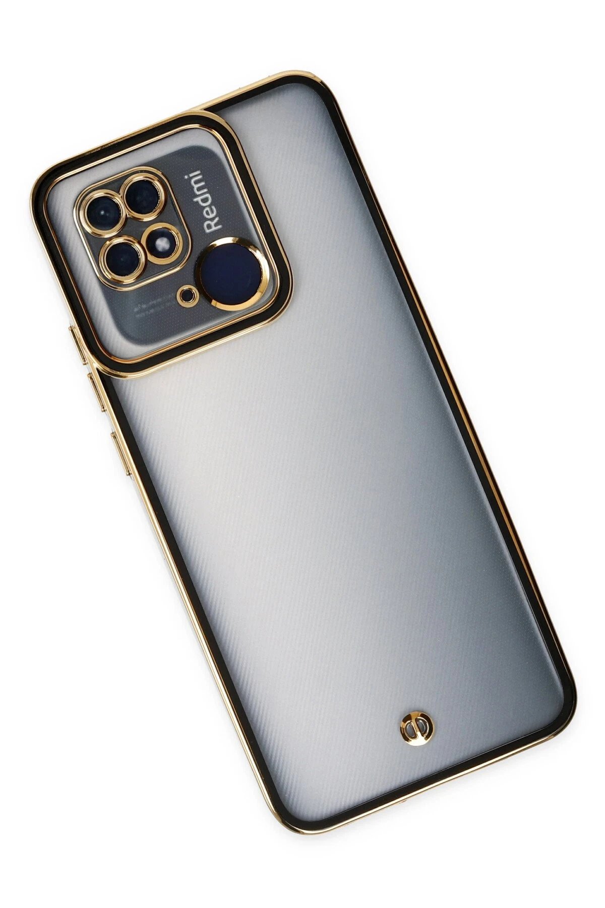 Newface Xiaomi Redmi 10C Kılıf Liva Lens Silikon - Siyah