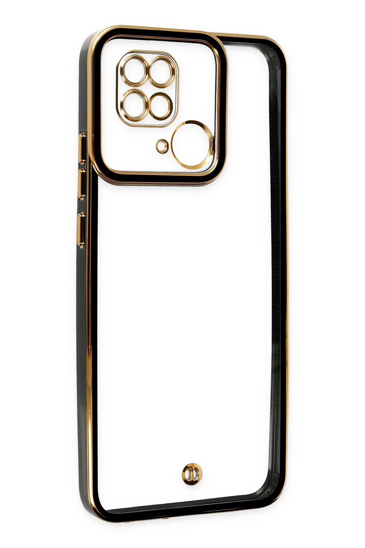 Newface Xiaomi Redmi 10C Kılıf Liva Lens Silikon - Siyah