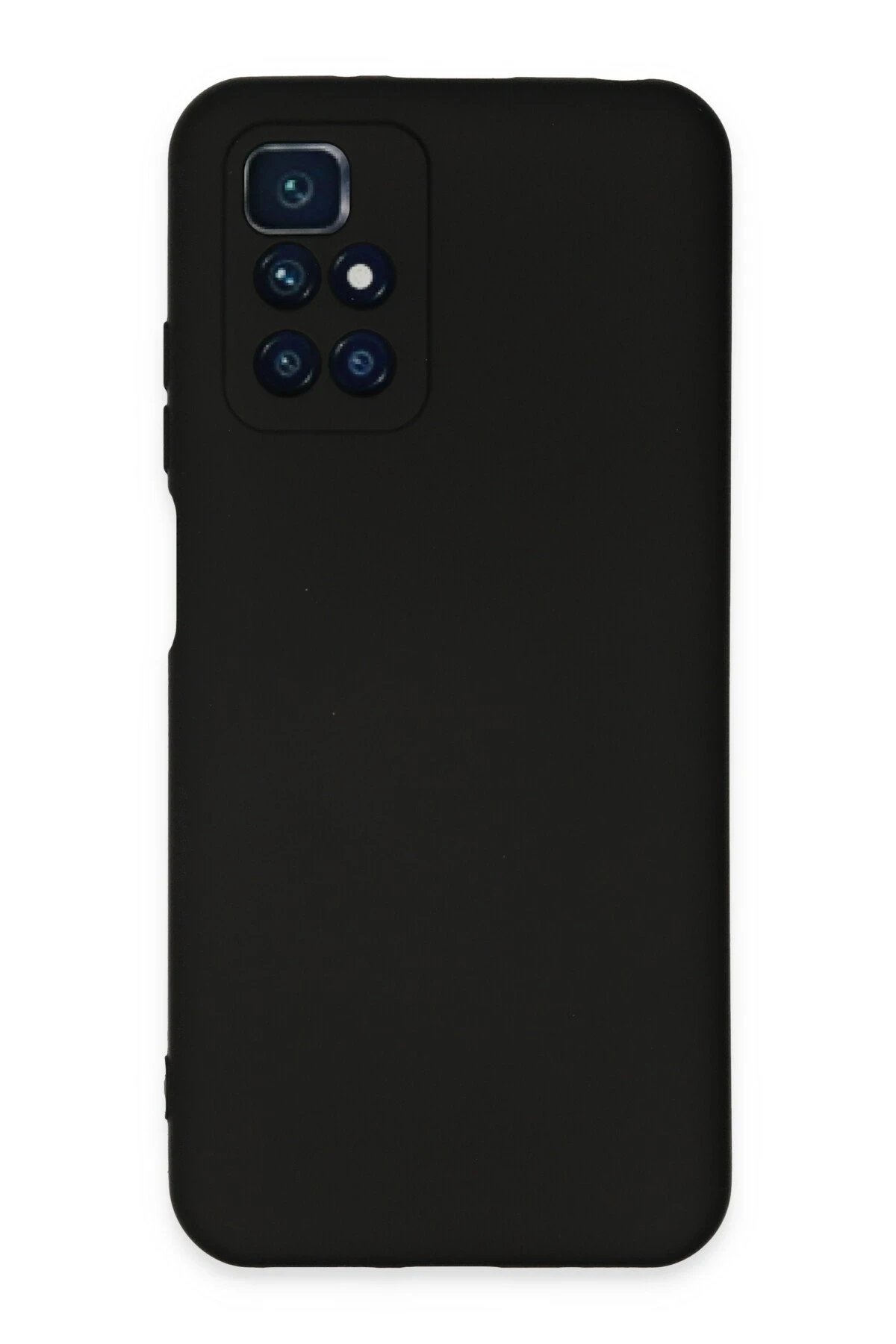 Newface Xiaomi Redmi 10 2022 Kılıf Nano içi Kadife Silikon - Siyah