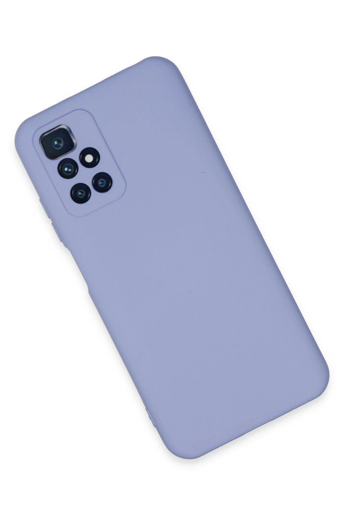 Newface Xiaomi Redmi 10 2022 Kılıf Nano içi Kadife Silikon - Lila