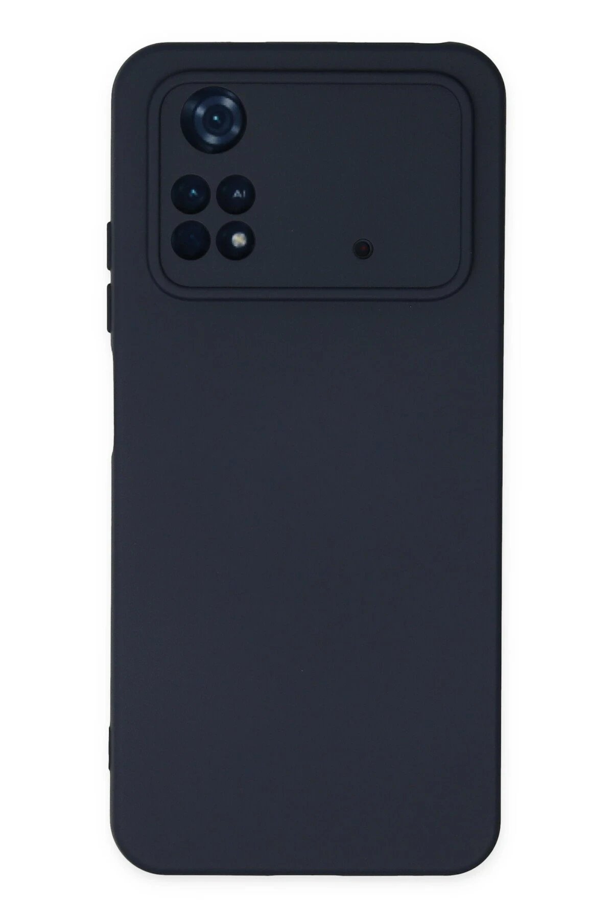 Newface Xiaomi Poco M4 Pro 4G Kılıf Nano içi Kadife Silikon - Lacivert