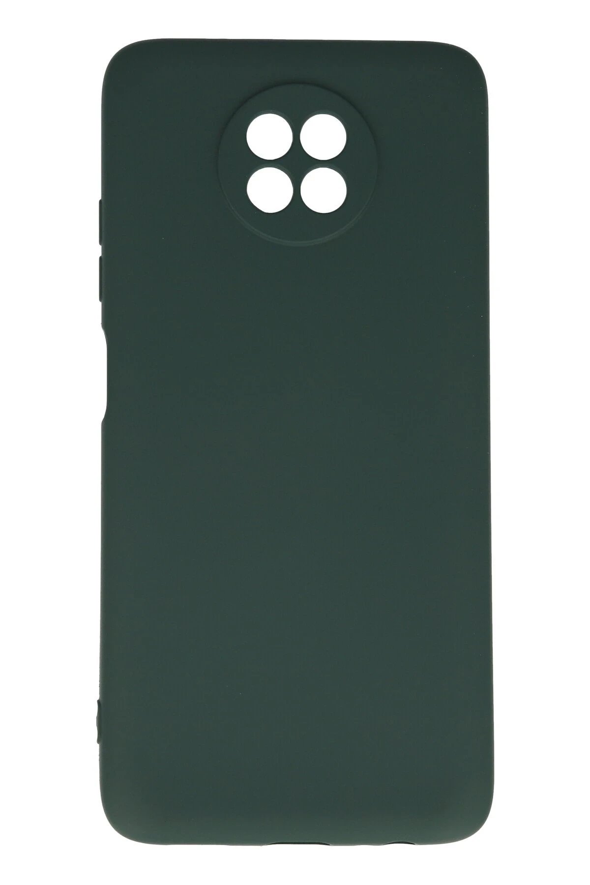 Newface Xiaomi Redmi Note 9 5G Kılıf Nano içi Kadife Silikon - Koyu Yeşil