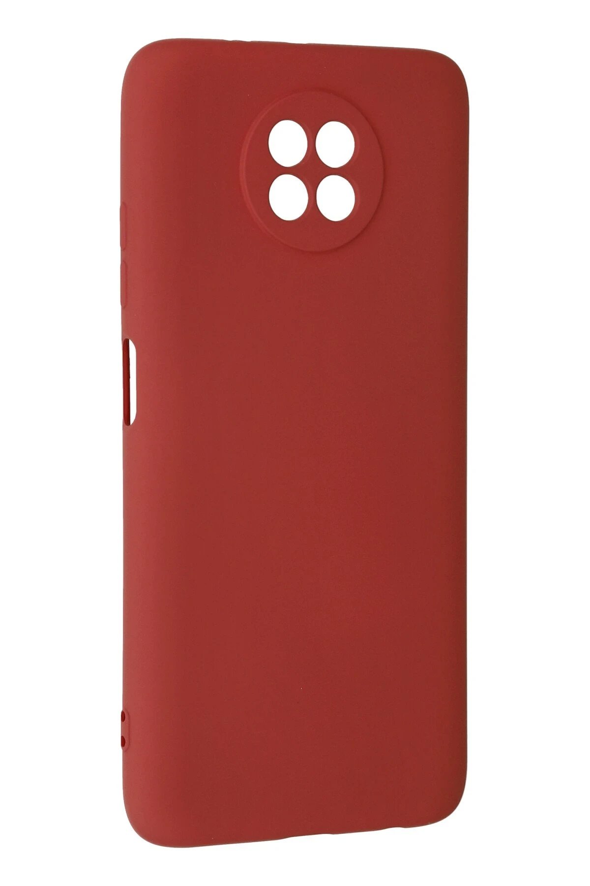 Newface Xiaomi Redmi Note 9 5G Kılıf Nano içi Kadife Silikon - Kiremit