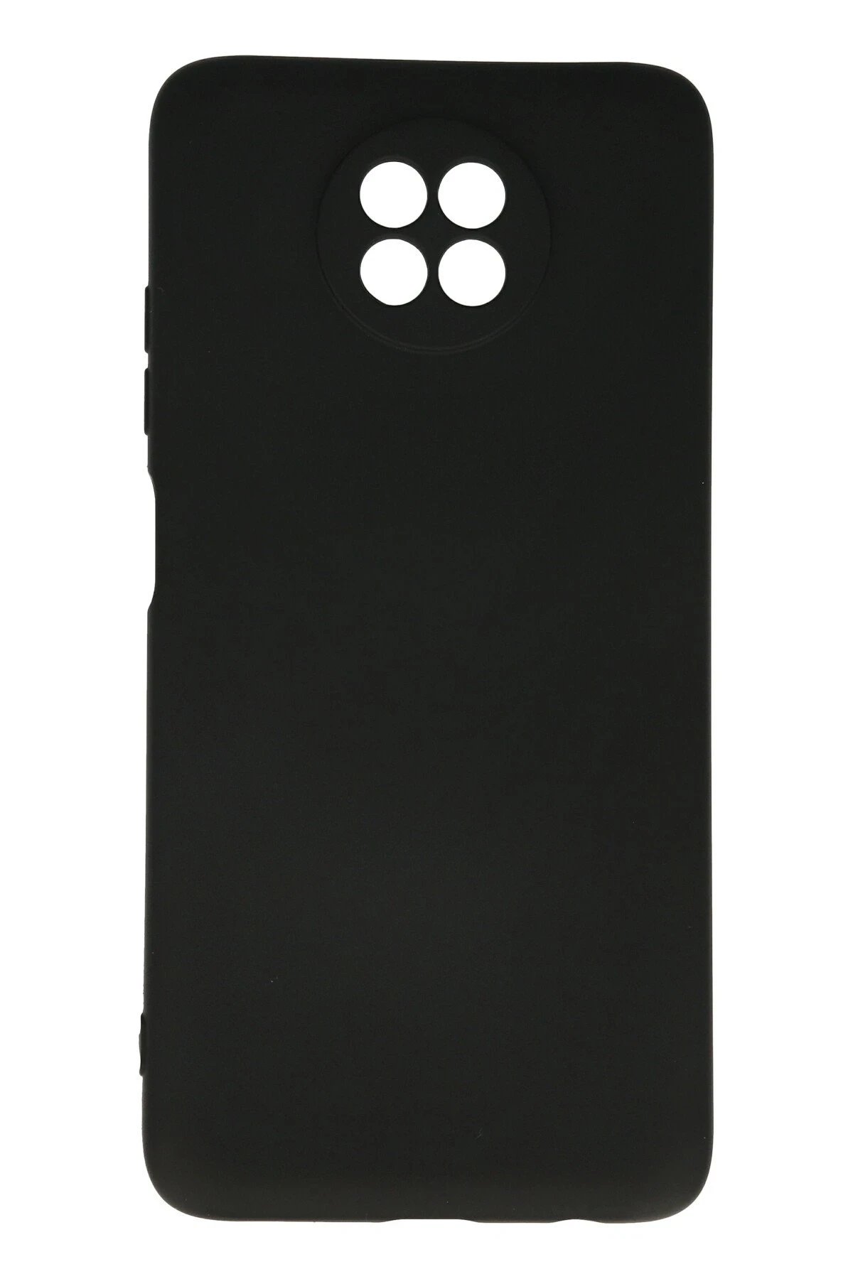 Newface Xiaomi Redmi Note 9 5G Kılıf Nano içi Kadife Silikon - Siyah