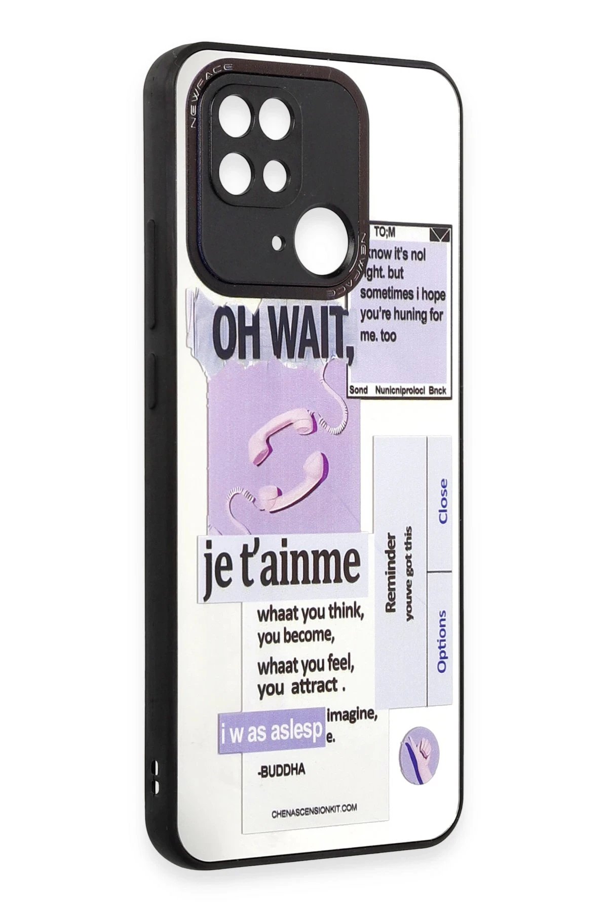 Newface Xiaomi Redmi 10C Kılıf Mirror Desenli Kapak - Mirror - 4