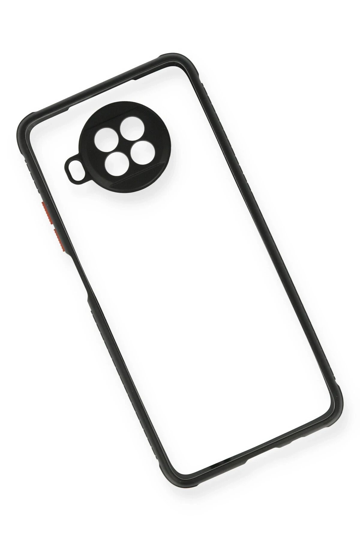 Newface Xiaomi Redmi Note 9 Pro 5G Kılıf Miami Şeffaf Silikon - Siyah