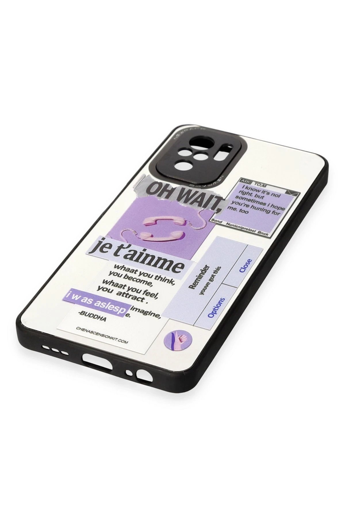 Newface Xiaomi Redmi Note 10 Kılıf Mirror Desenli Kapak - Mirror - 4