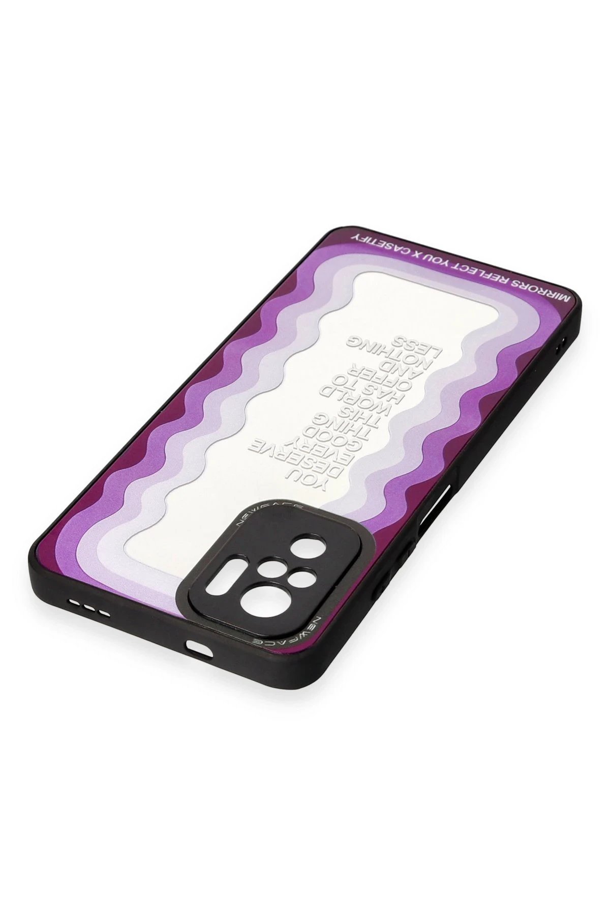 Newface Xiaomi Redmi Note 10 Kılıf Mirror Desenli Kapak - Mirror - 5