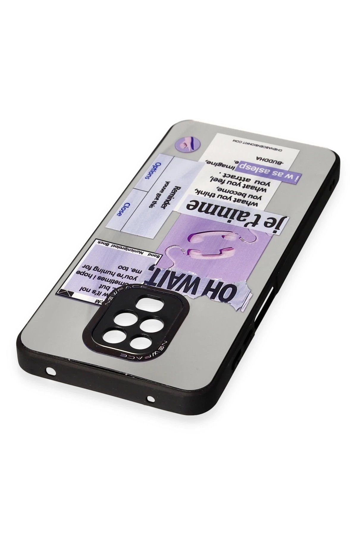 Newface Xiaomi Redmi Note 9 Pro Kılıf Mirror Desenli Kapak - Mirror - 4