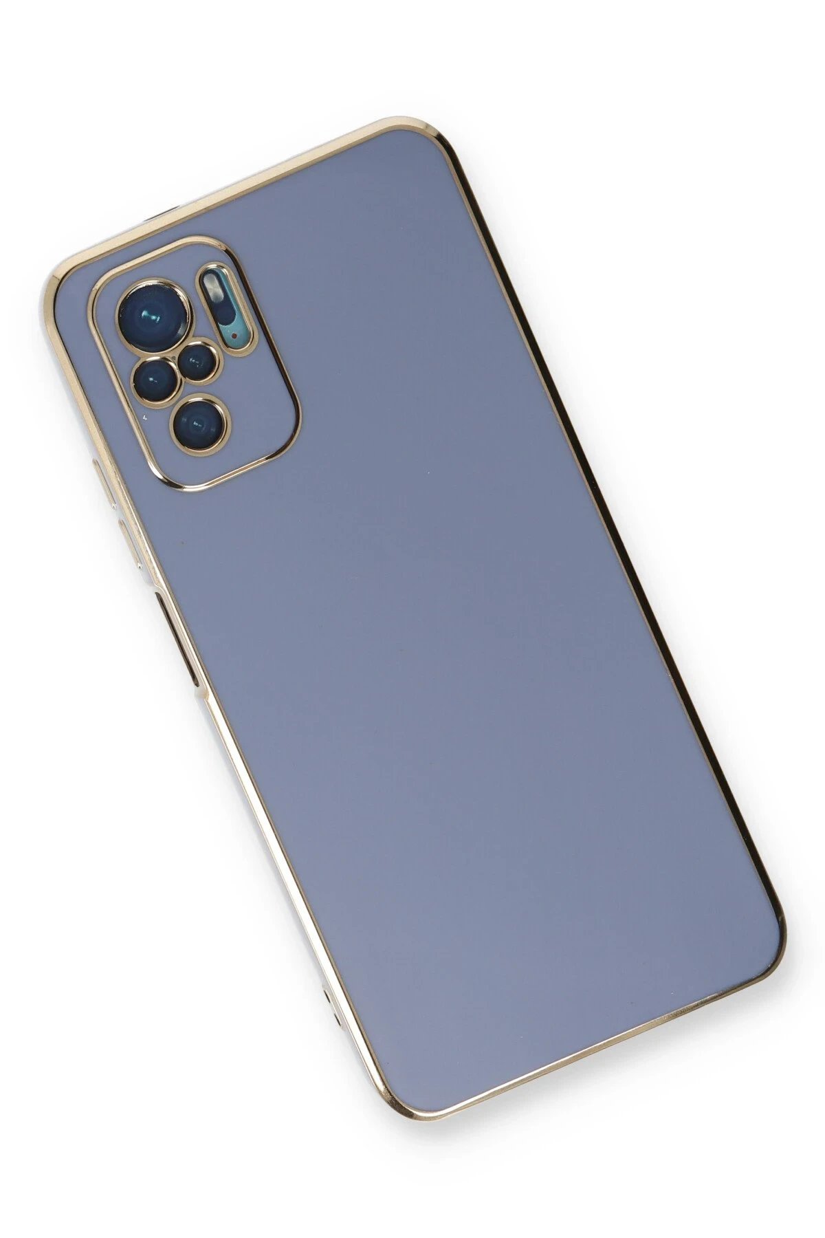 Newface Xiaomi Redmi Note 10 Kılıf Volet Silikon - Mavi