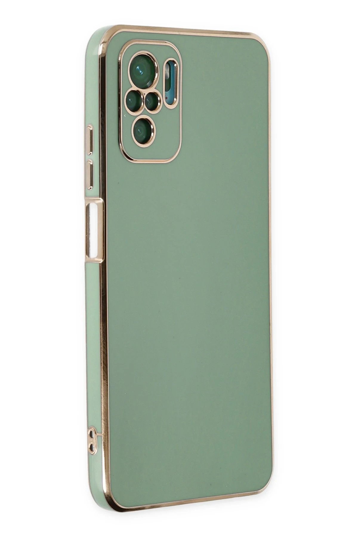 Newface Xiaomi Redmi Note 10 Kılıf Volet Silikon - Açık Yeşil