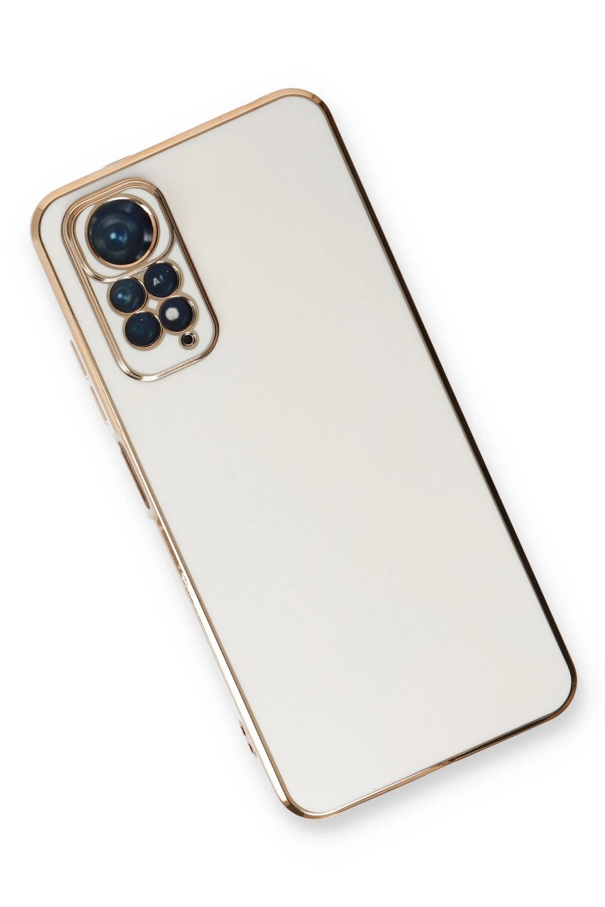 Newface Xiaomi Redmi Note 11 Kılıf Volet Silikon - Beyaz