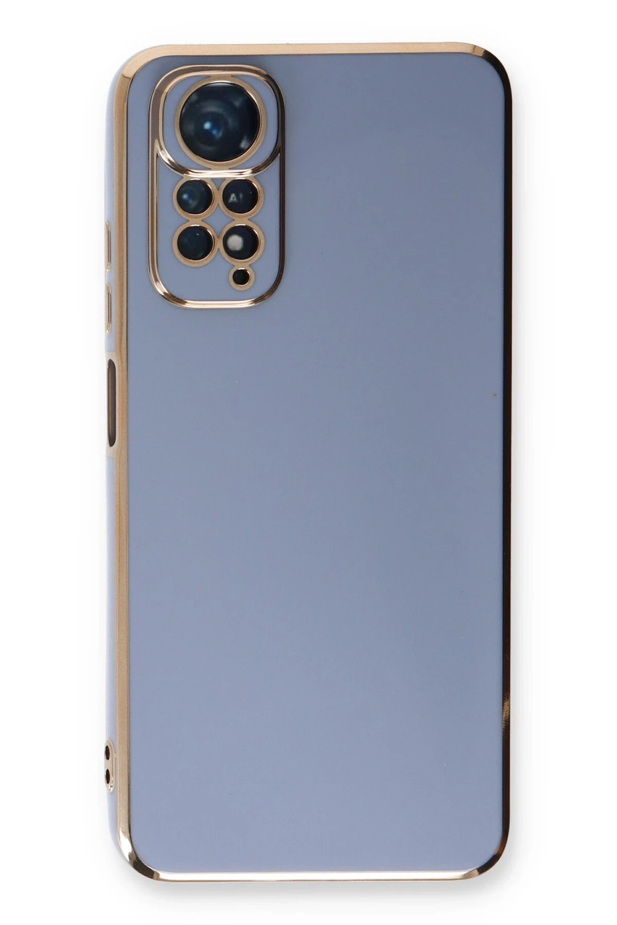 Newface Xiaomi Redmi Note 11 Kılıf Volet Silikon - Mavi