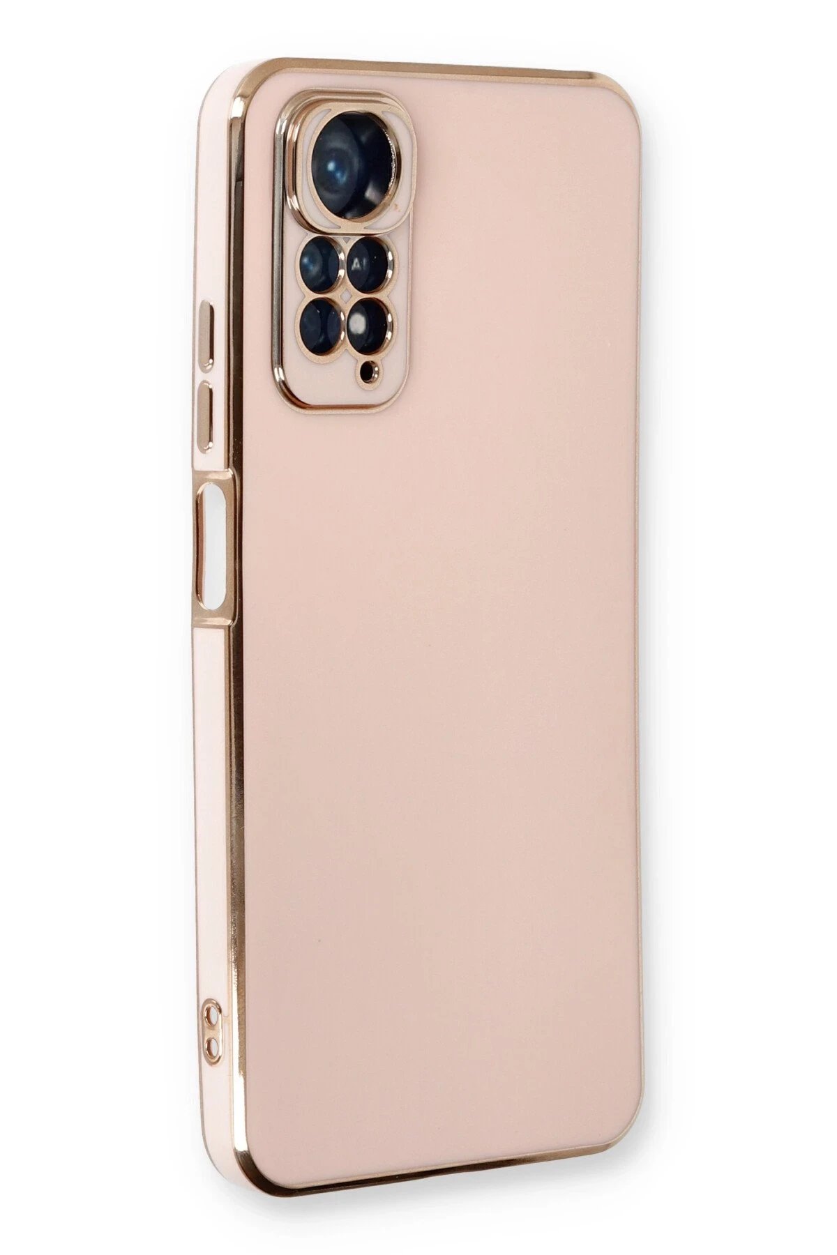 Newface Xiaomi Redmi Note 11 Kılıf Volet Silikon - Pembe