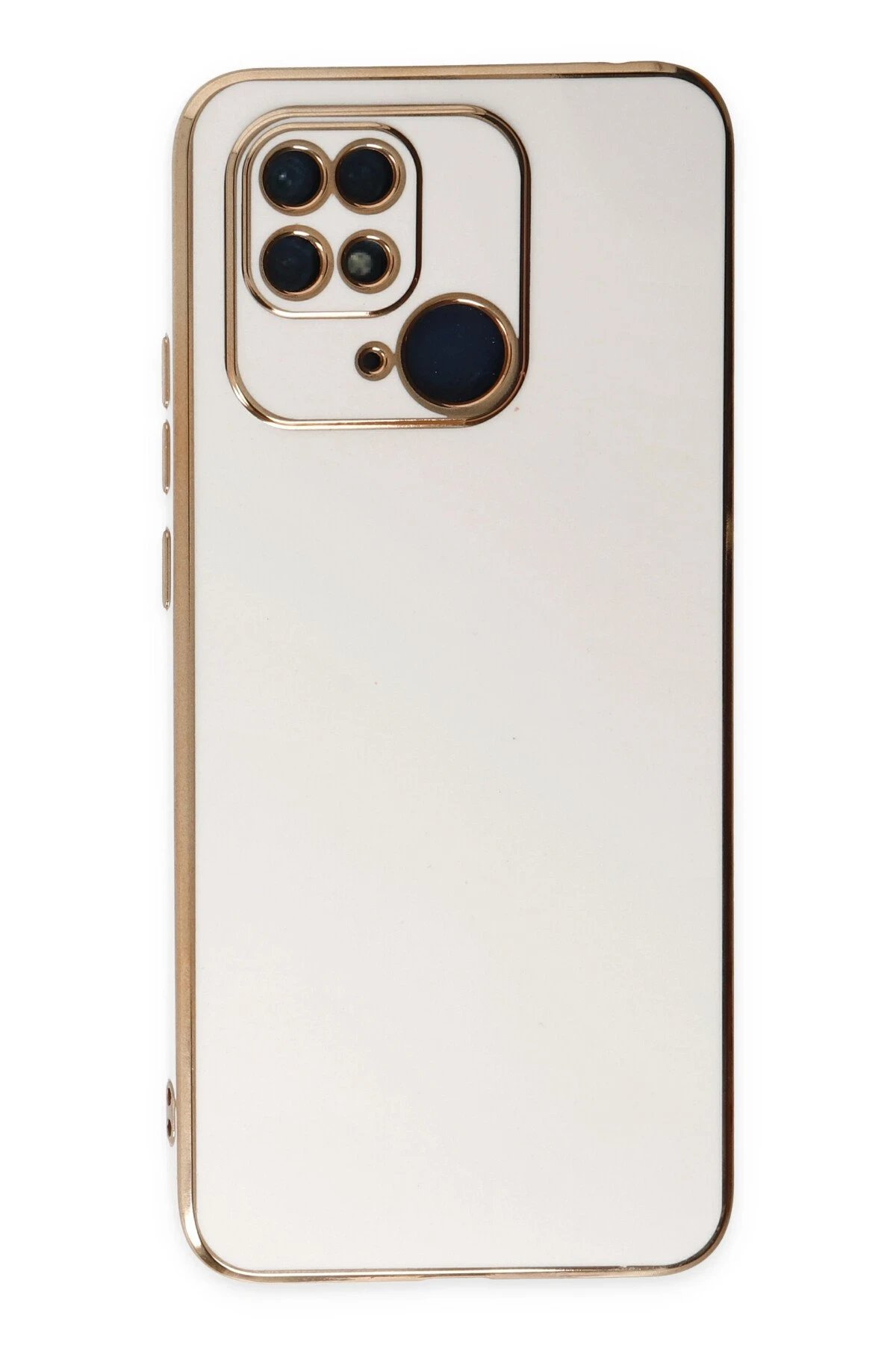 Newface Xiaomi Redmi 10C Kılıf Volet Silikon - Beyaz