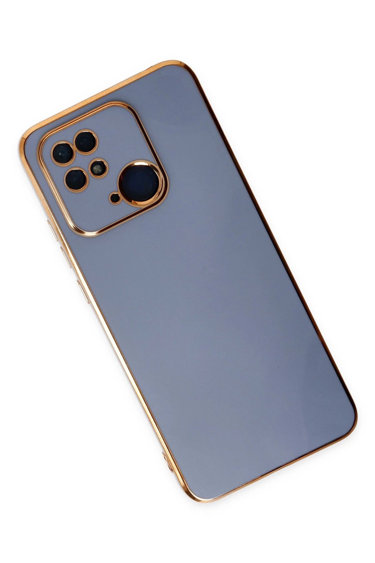 Newface Xiaomi Redmi 10C Kılıf Volet Silikon - Mavi