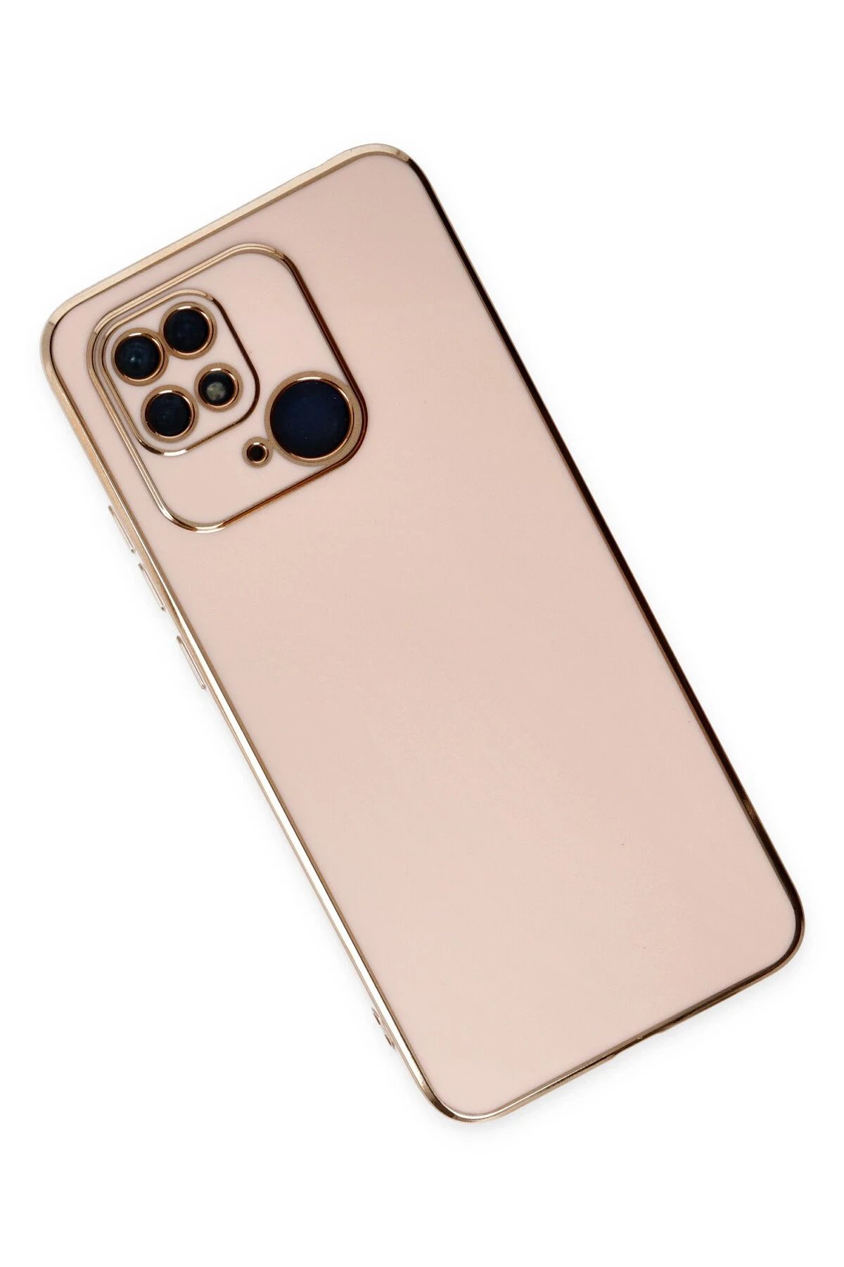 Newface Xiaomi Redmi 10C Kılıf Volet Silikon - Pembe