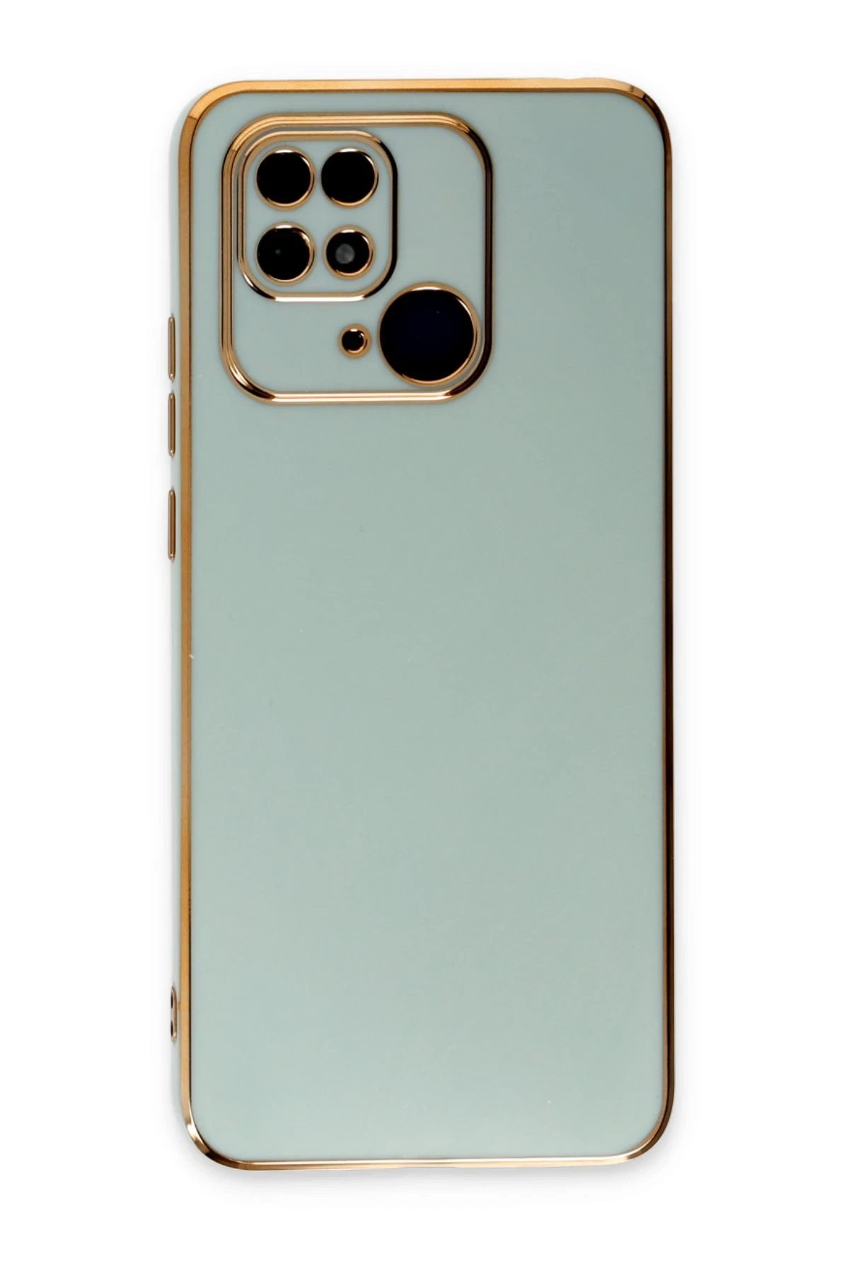 Newface Xiaomi Redmi 10C Kılıf Volet Silikon - Açık Yeşil