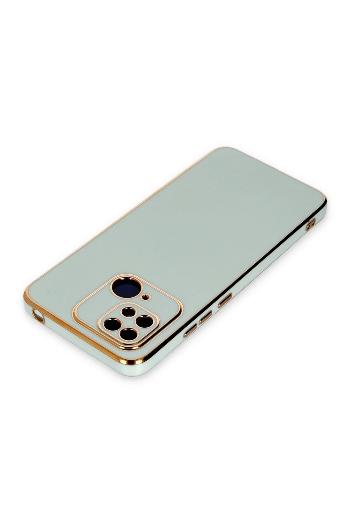 Newface Xiaomi Redmi 10C Kılıf Volet Silikon - Açık Yeşil