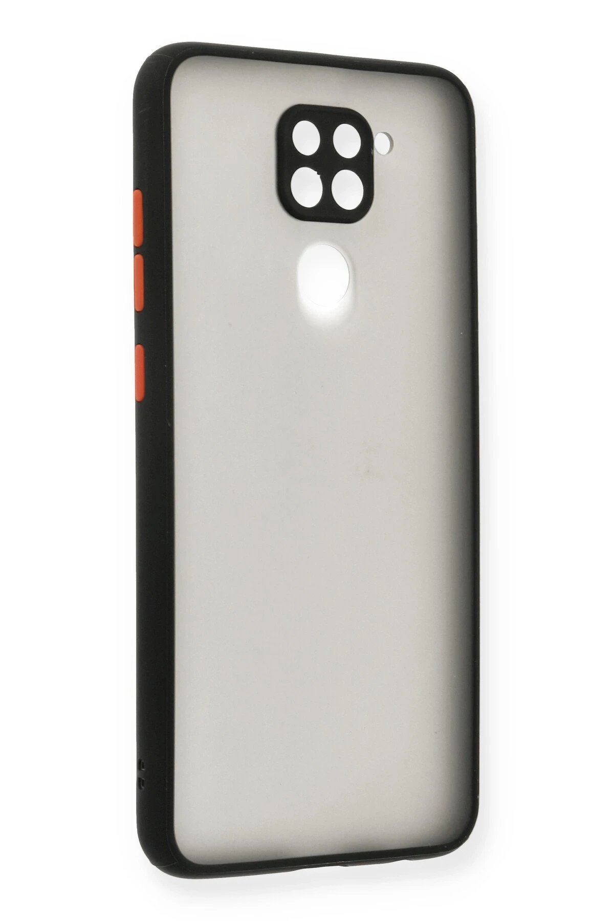 Newface Xiaomi Redmi Note 9 Kılıf Montreal Silikon Kapak - Siyah