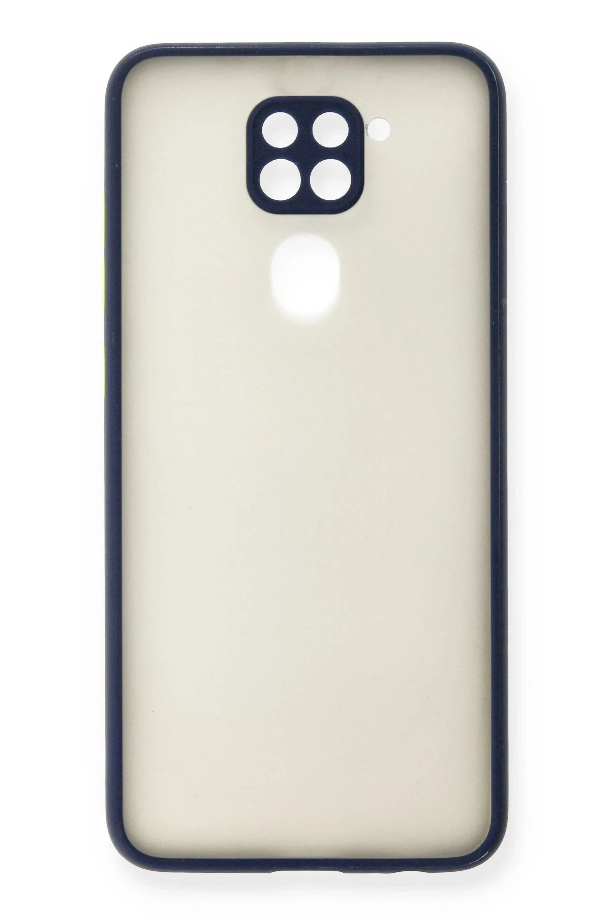 Newface Xiaomi Redmi Note 9 Kılıf Montreal Silikon Kapak - Lacivert