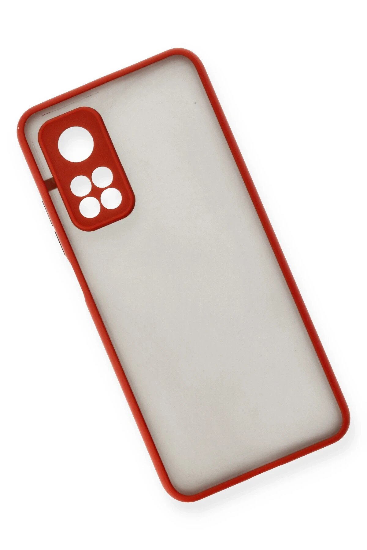 Newface Xiaomi Mi 10T Kılıf Montreal Silikon Kapak - Kırmızı