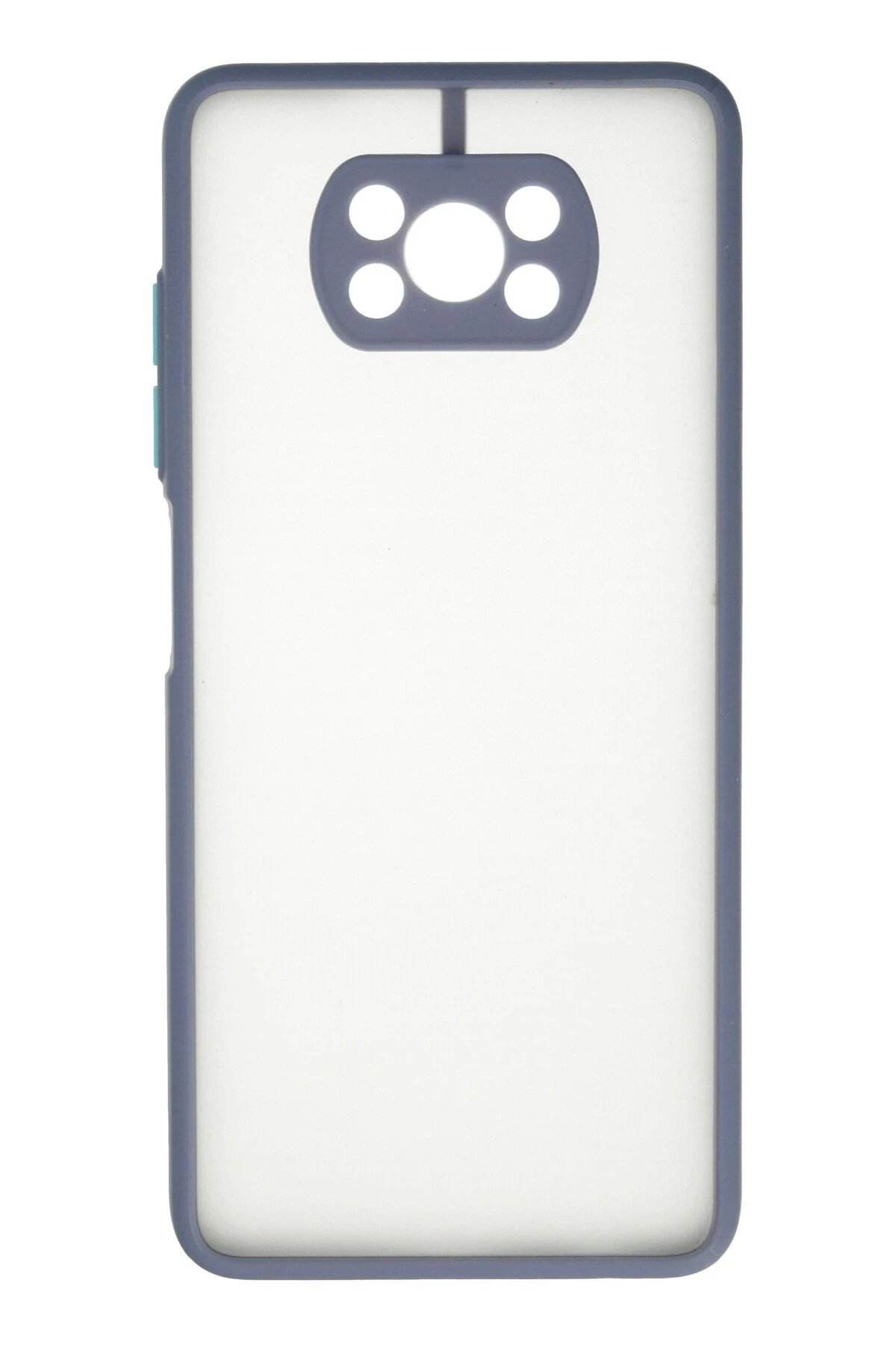 Newface Xiaomi Pocophone X3 Kılıf Montreal Silikon Kapak - Gri