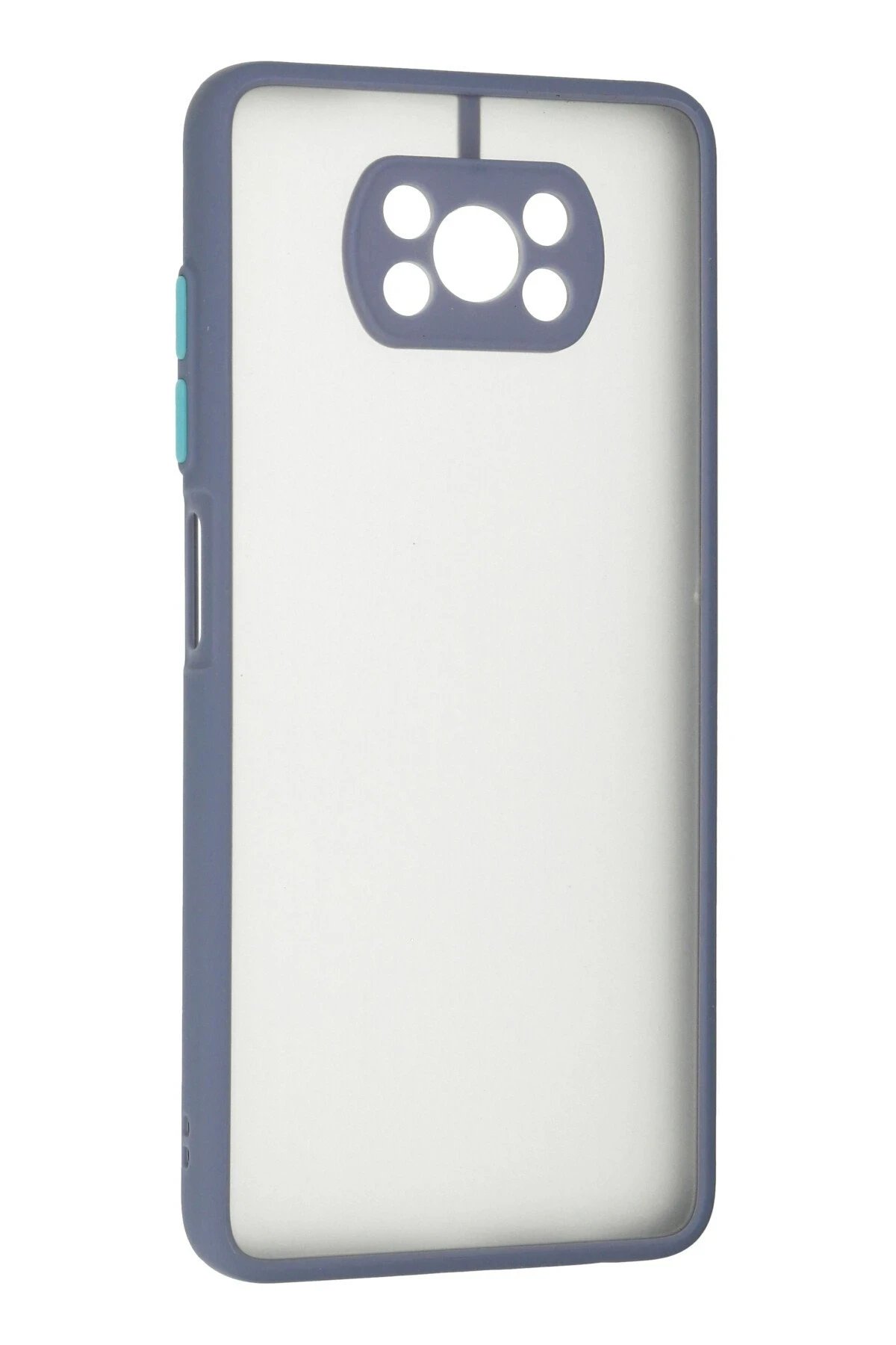 Newface Xiaomi Pocophone X3 Kılıf Montreal Silikon Kapak - Gri