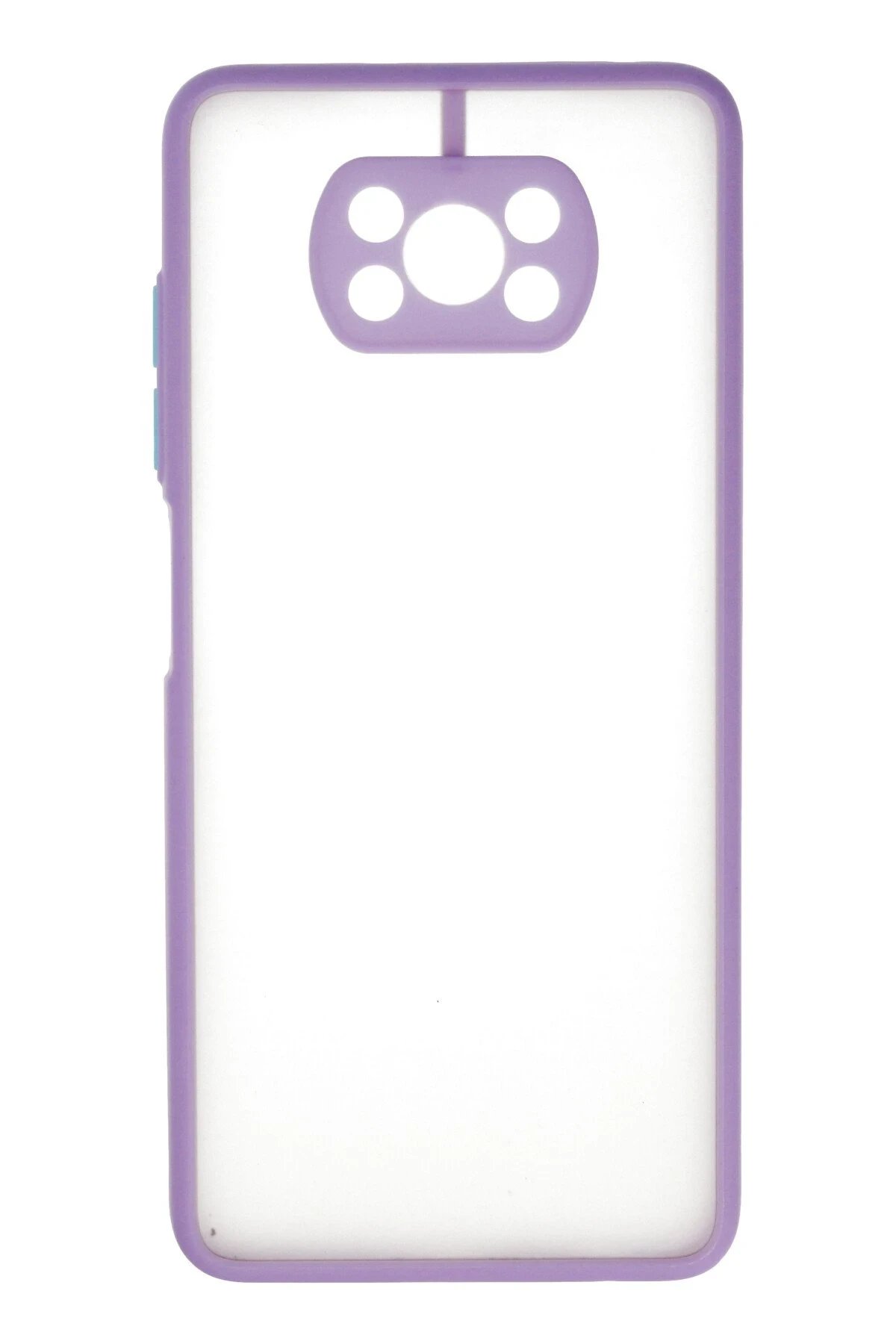 Newface Xiaomi Pocophone X3 Kılıf Montreal Silikon Kapak - Mor