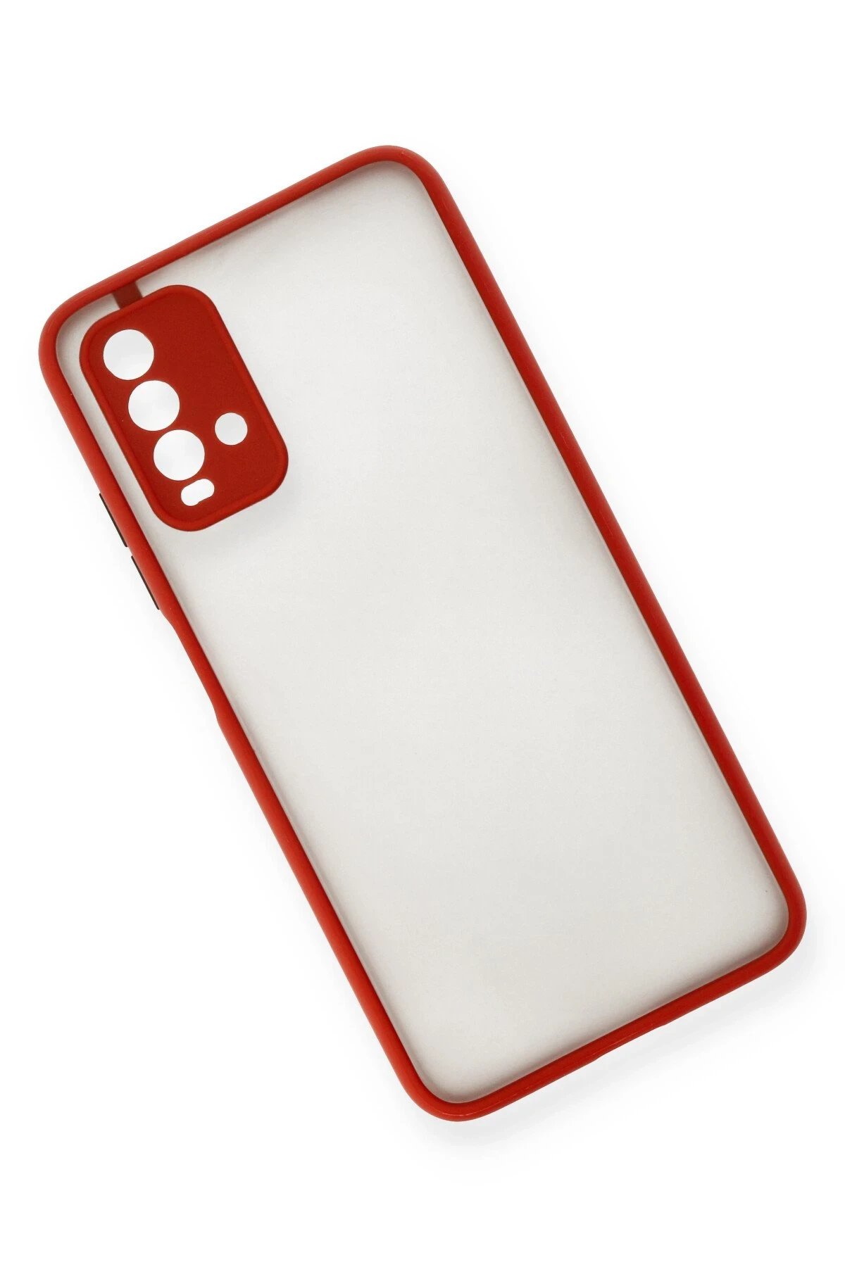 Newface Xiaomi Redmi 9T Kılıf Montreal Silikon Kapak - Kırmızı