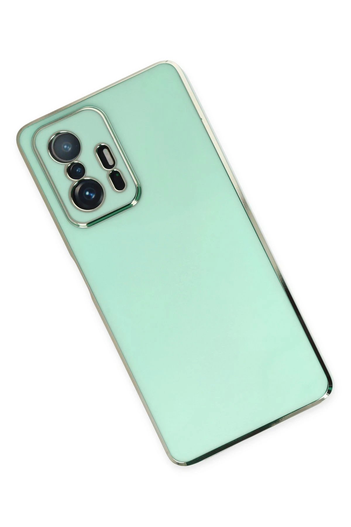 Newface Xiaomi Mi 11T Pro Kılıf Volet Silikon - Açık Yeşil