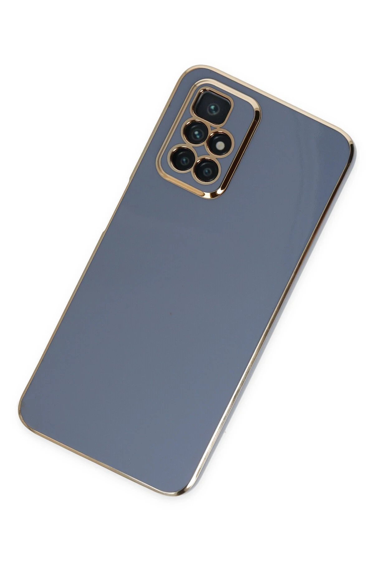 Newface Xiaomi Redmi 10 2022 Kılıf Volet Silikon - Mavi