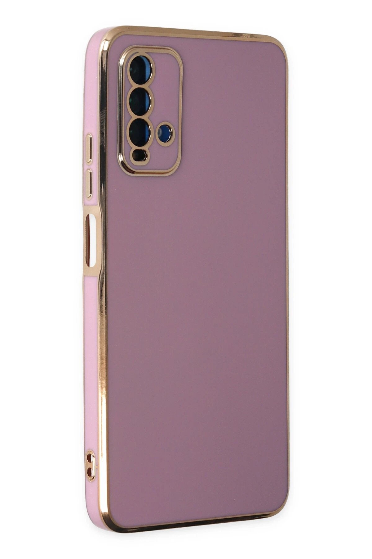 Newface Xiaomi Redmi 9T Kılıf Volet Silikon - Mor