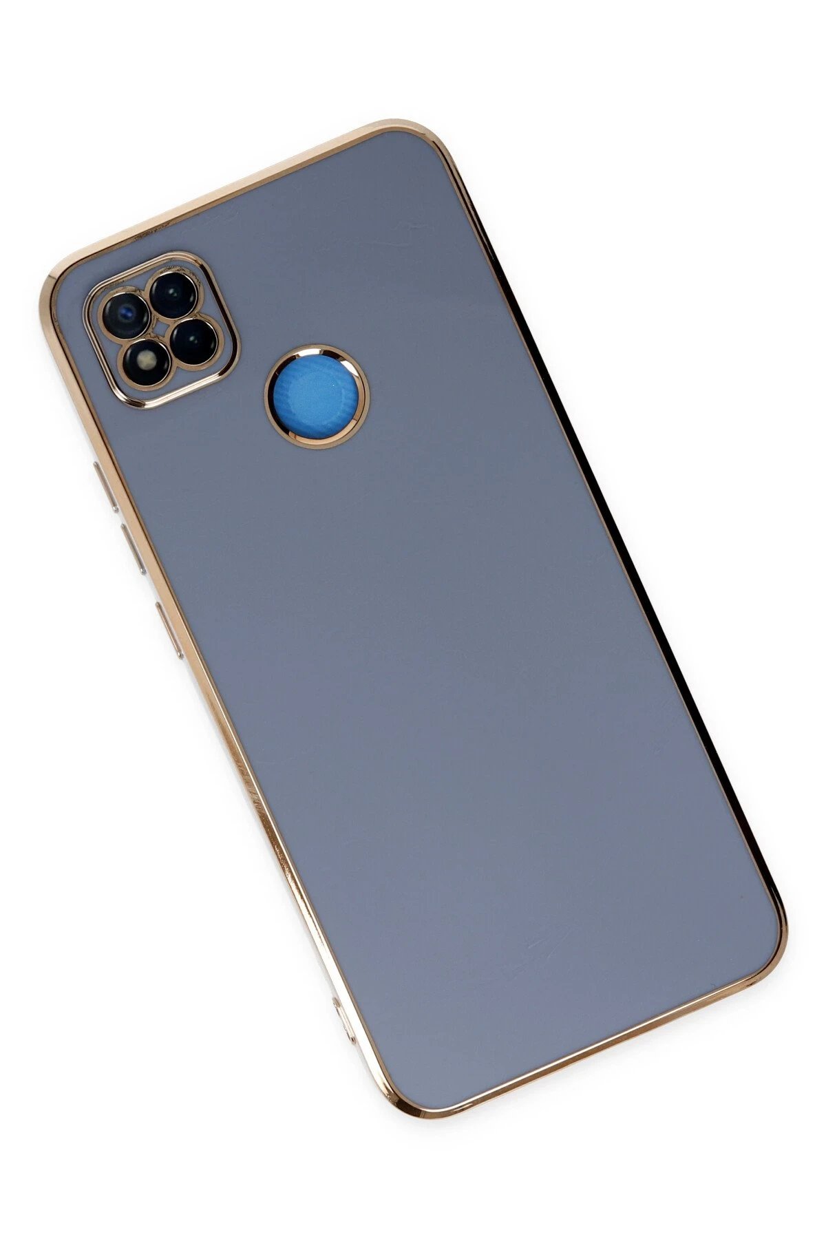 Newface Xiaomi Redmi 9C Kılıf Volet Silikon - Mavi