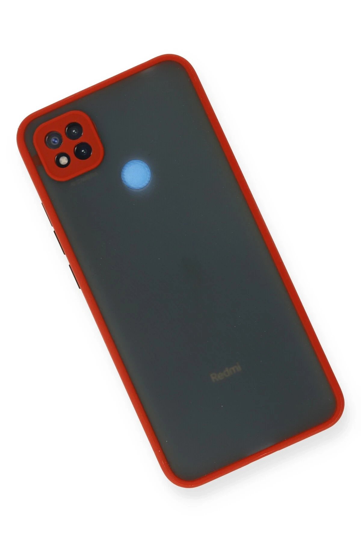 Newface Xiaomi Redmi 9C Kılıf Montreal Silikon Kapak - Kırmızı
