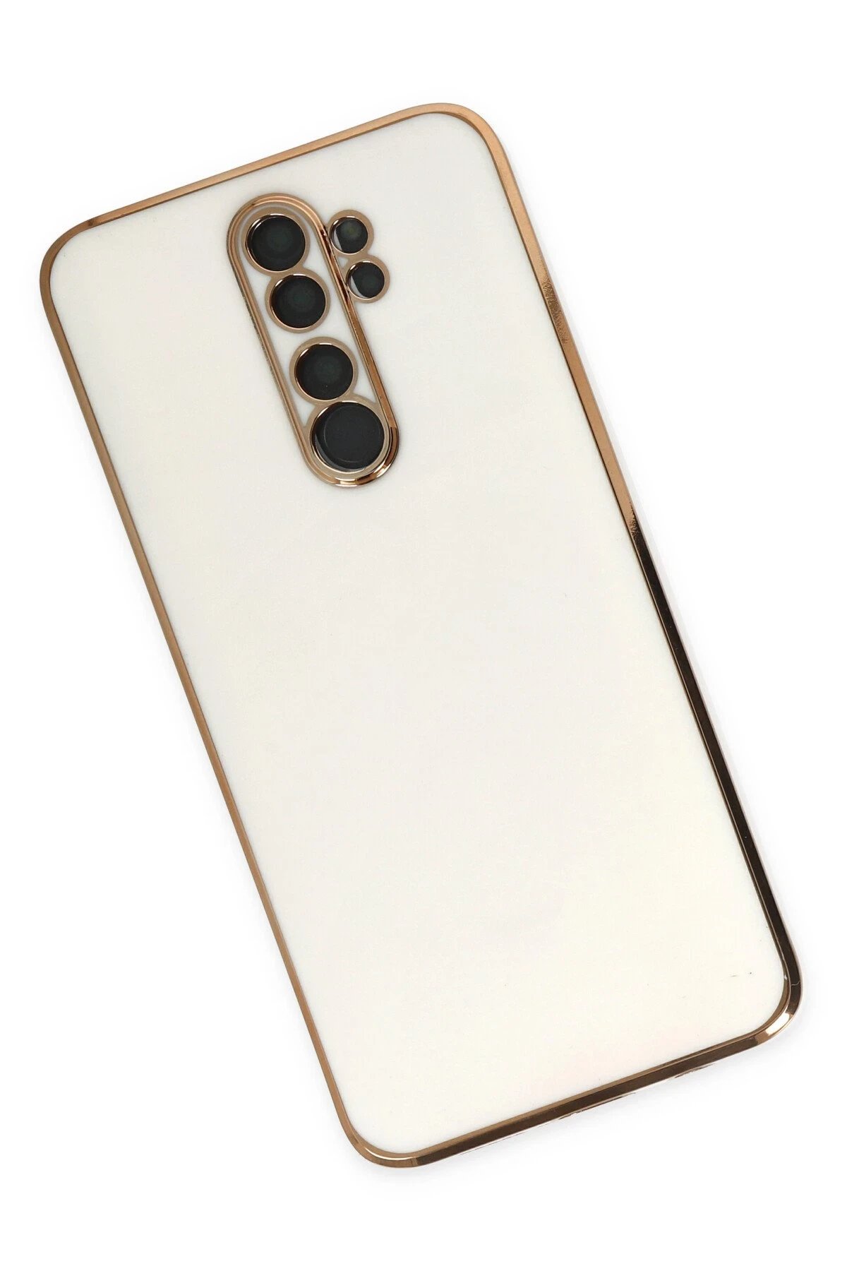 Newface Xiaomi Redmi Note 8 Pro Kılıf Volet Silikon - Beyaz