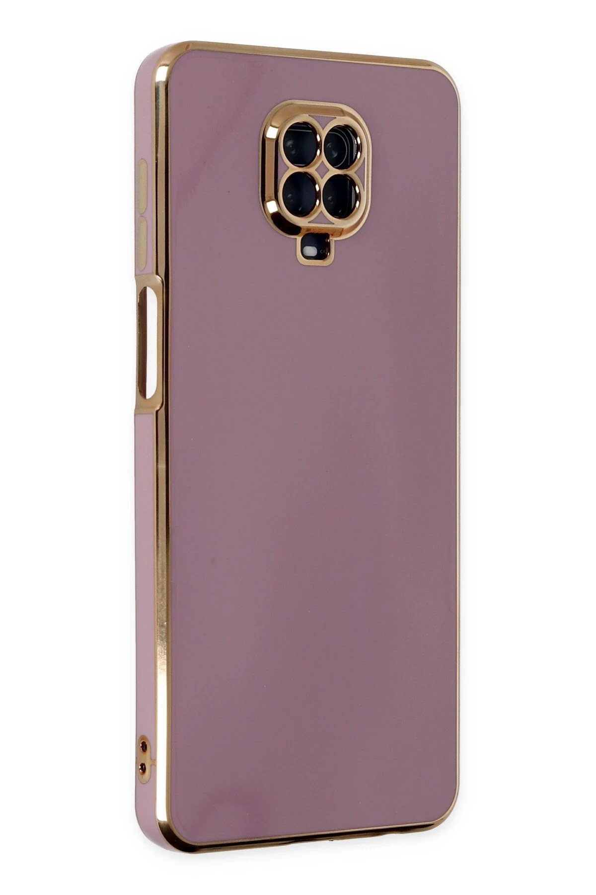 Newface Xiaomi Redmi Note 9 Pro Kılıf Volet Silikon - Mor