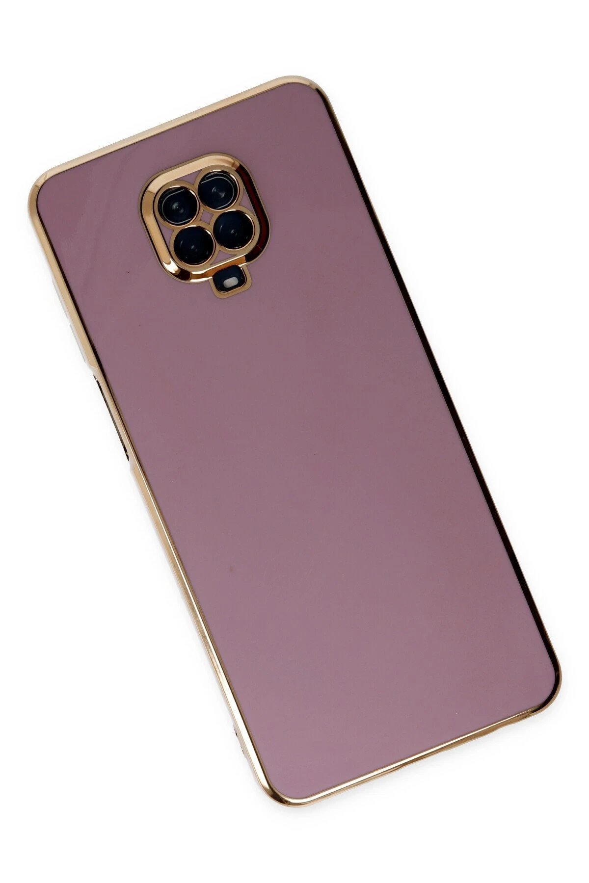 Newface Xiaomi Redmi Note 9 Pro Kılıf Volet Silikon - Mor