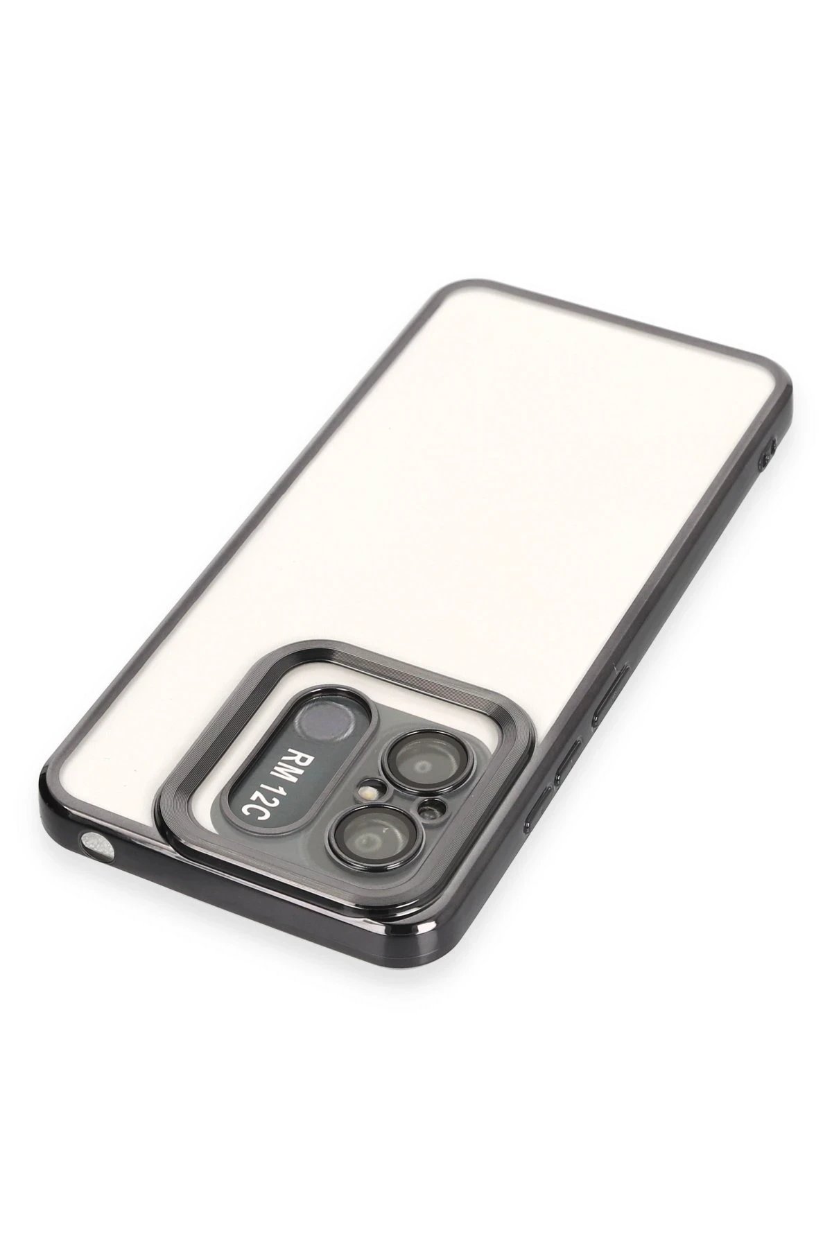 Newface Xiaomi Redmi 12C Kılıf Slot Silikon - Siyah