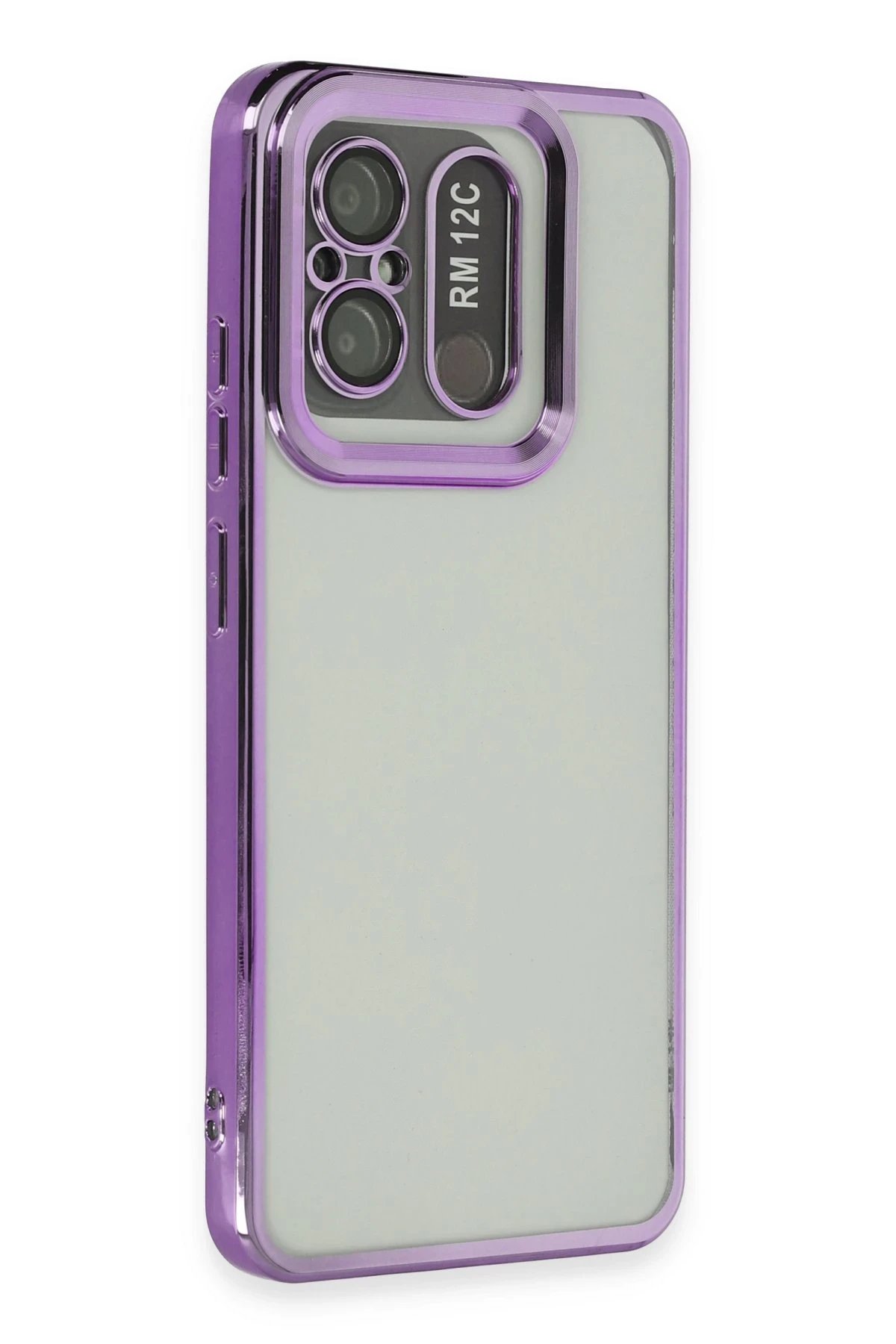 Newface Xiaomi Redmi 12C Kılıf Slot Silikon - Mor