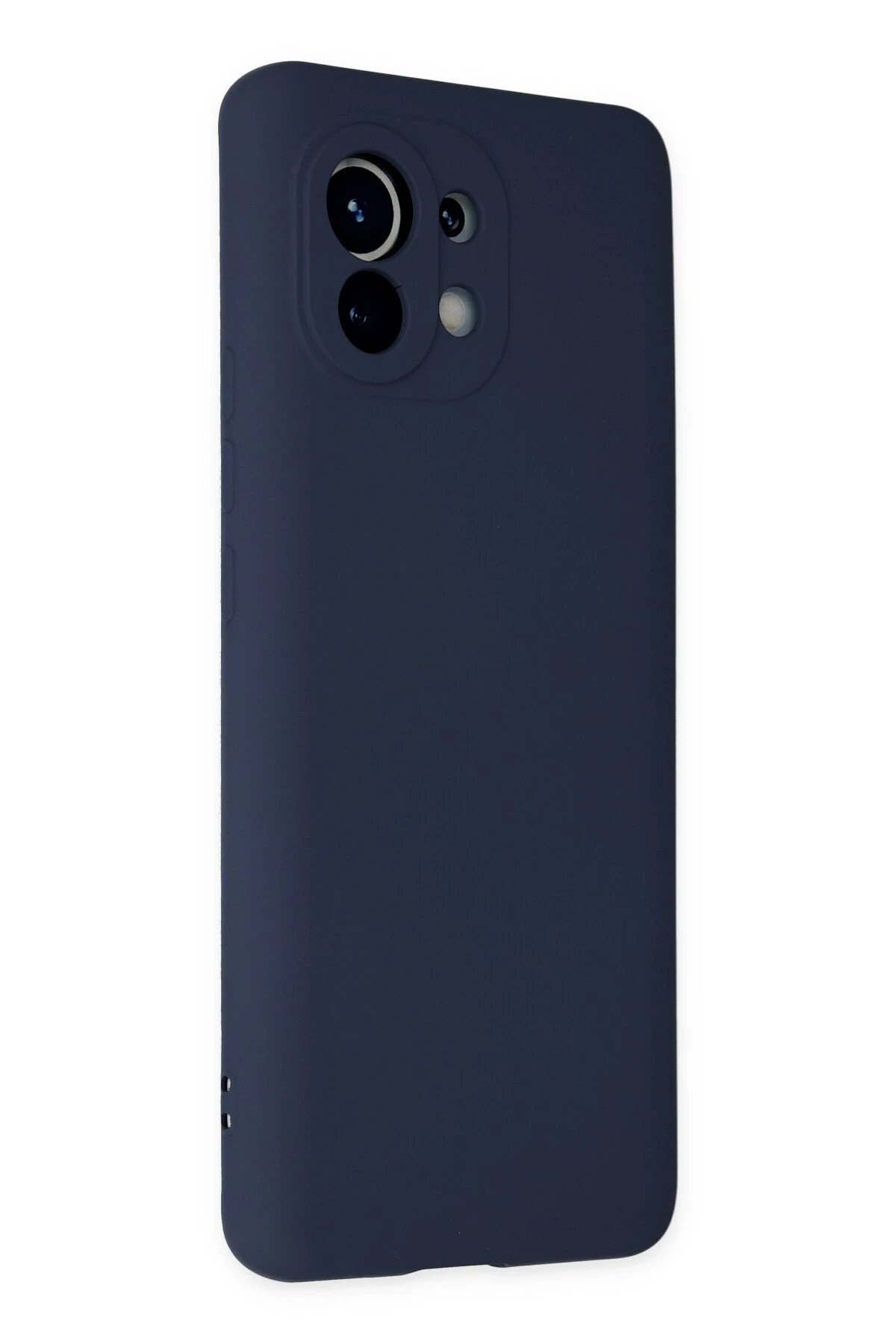 Newface Xiaomi Mi 11 Kılıf Nano içi Kadife Silikon - Lacivert